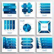 Set of Modern Infographics Elements N34