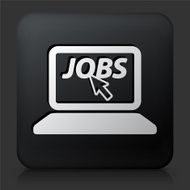 Black Square Button with Online Job Search