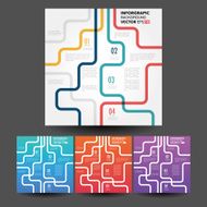 Vector line business concept template N22