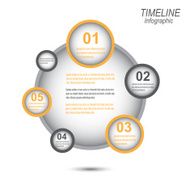 Modern time line design template N55