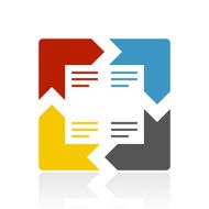Color Chevron Chart icon N4