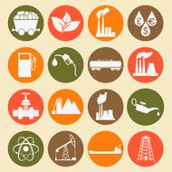 Set 16 fuel and energy icons N4