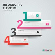 abstract option banner infographics