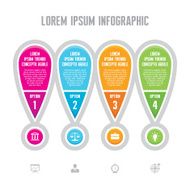 Infographic Business Concept Vector Banners in Flat Style N2