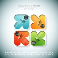 Process Arrow Infographic N2