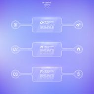 Transparent glossy panel on blurred background N3