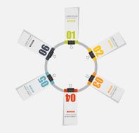 Infographic Templates for Business Vector Illustration N1961
