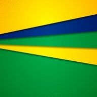 Abstract background in Brazilian colors N5