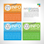 Abstract infographics Note N3