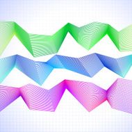 Infographic chart with blended graphs