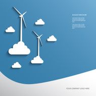Wind energy infographics or presentation N2