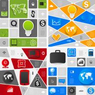 business geometric infographic N54