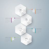 Infographics vector design template N414