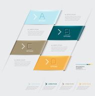 odern Infographics origami banner template