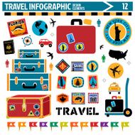 travel inforgraphic design elements