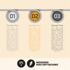 Modern RIbbon Workflow Options Banner N6