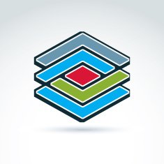Abstract symbol vector graphic design element icon N11