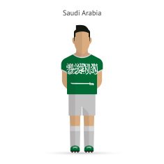 Saudi Arabia football player Soccer uniform N2