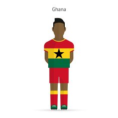 Ghana football player Soccer uniform N2
