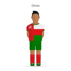 Oman football player Soccer uniform N2