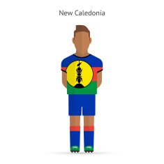 New Caledonia football player Soccer uniform N2