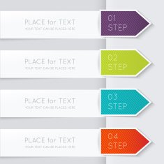 Abstract business info graphics template with icons N159