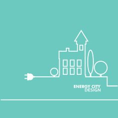 Concept electric circuit city Vector flat design N10