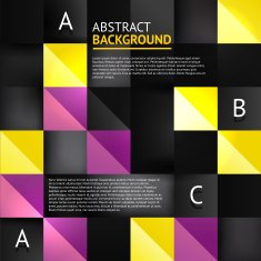 Abstract square infographic background