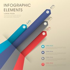 abstract bar chart infographics N24