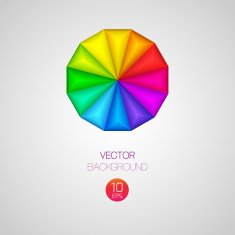 3d triangular background Vector illustration N9