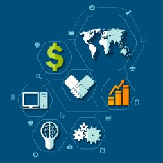 business flat infographic N168