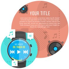 Smart Watch for music N4