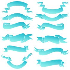 Vector Set of Ribbons for Your Text N10