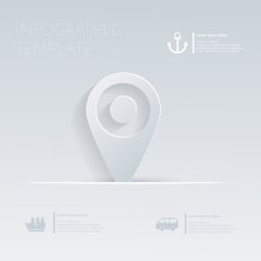 Pin pointer location Theme holidays Template infographic or website layout
