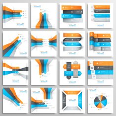 Set of Modern Infographics Elements N31