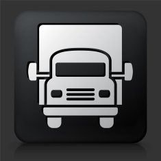 Black Square Button with Truck N2
