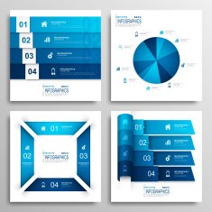 Set of Modern Infographics Elements N32
