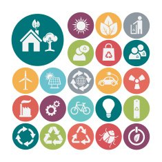 Ecology and recycle icons vector N2