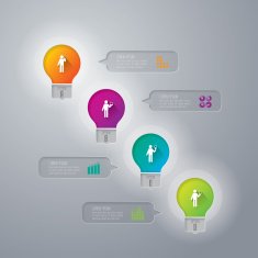 Infographics vector design template N386