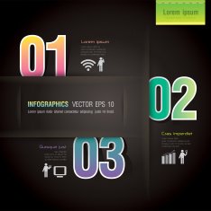 Infographics vector design template N389