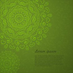 Abstract background of circular elements N5