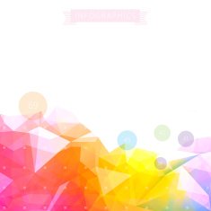 Low-poly infographics background N7