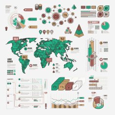 Flat UI Infographic Elements N7