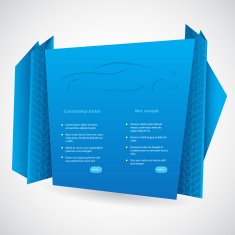 Origami infographic design