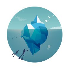 Iceberg Concept Illustration N15