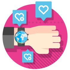 Spreading love using smart Watch
