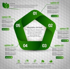Minimal infographic template N45