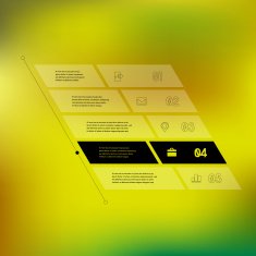Timeline templates on blurred background N2