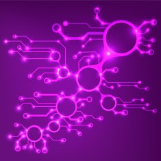 Ðbstract circuit board techno background EPS10 vector illustration N6