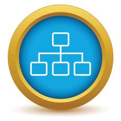 Gold structure icon